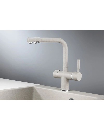 Смеситель для кухни с подключением к фильтру Granula базальт 2088bt