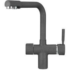 Смеситель для кухни с подключением к фильтру Granula графит 2088bg