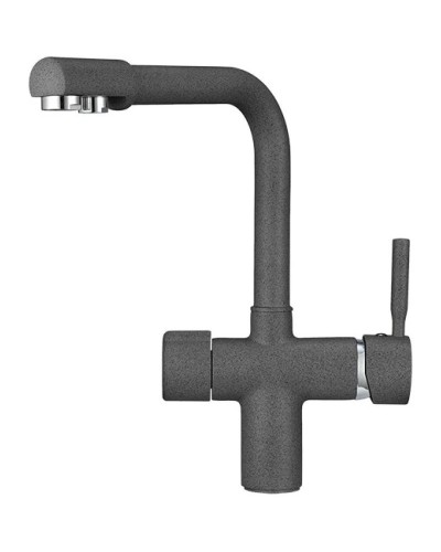 Смеситель для кухни с подключением к фильтру Granula графит 2088bg