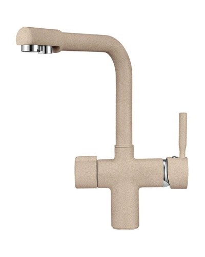 Смеситель для кухни с подключением к фильтру Granula песок 2088sa