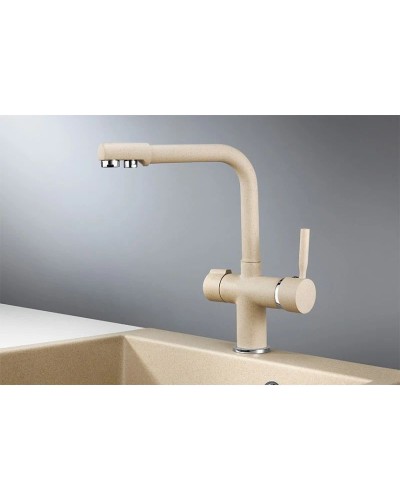 Смеситель для кухни с подключением к фильтру Granula песок 2088sa