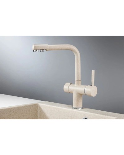 Смеситель для кухни с подключением к фильтру Granula пирит 2088pr