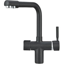Смеситель для кухни с подключением к фильтру Granula черный 2088bl