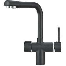 Смеситель для кухни с подключением к фильтру Granula черный 2088bl