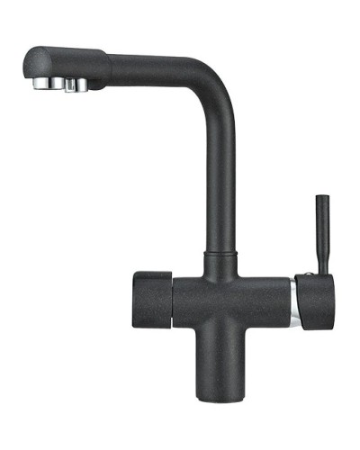 Смеситель для кухни с подключением к фильтру Granula черный 2088bl