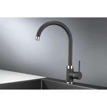 Смеситель для кухни Granula черный 2125bl