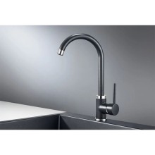 Смеситель для кухни Granula шварц 2125sv