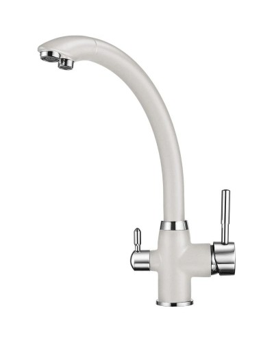 Смеситель для кухни с подключением к фильтру Granula арктик 2167wh
