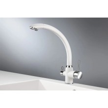 Смеситель для кухни с подключением к фильтру Granula арктик 2167wh