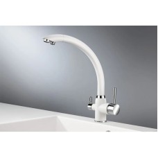 Смеситель для кухни с подключением к фильтру Granula арктик 2167wh
