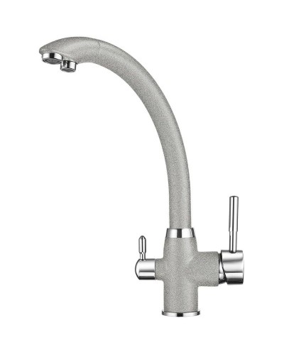 Смеситель для кухни с подключением к фильтру Granula базальт 2167bt