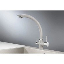 Смеситель для кухни с подключением к фильтру Granula базальт 2167bt