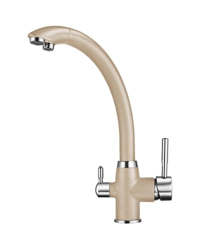 Смеситель для кухни с подключением к фильтру Granula песок 2167sa