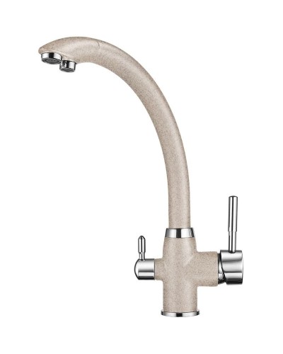 Смеситель для кухни с подключением к фильтру Granula пирит 2167pr
