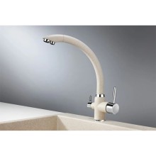 Смеситель для кухни с подключением к фильтру Granula пирит 2167pr