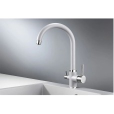 Смеситель для кухни с подключением к фильтру Granula алюминиум 2168al