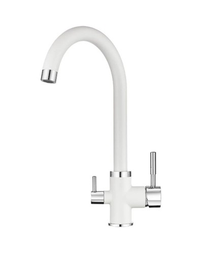 Смеситель для кухни с подключением к фильтру Granula арктик 2168wh