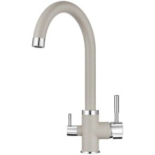 Смеситель для кухни с подключением к фильтру Granula базальт 2168bt