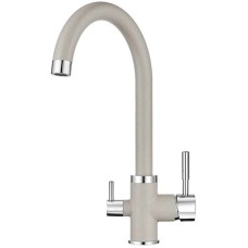 Смеситель для кухни с подключением к фильтру Granula базальт 2168bt