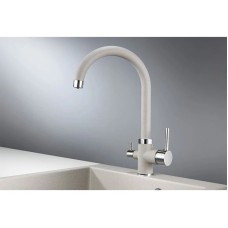 Смеситель для кухни с подключением к фильтру Granula базальт 2168bt