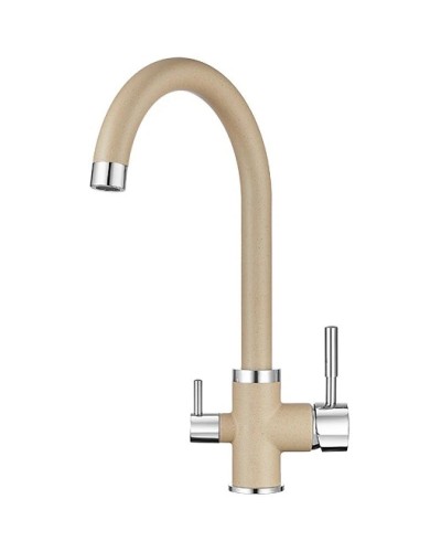 Смеситель для кухни с подключением к фильтру Granula песок 2168sa