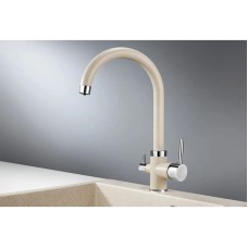 Смеситель для кухни с подключением к фильтру Granula пирит 2168pr