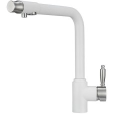 Смеситель для кухни с подключением к фильтру Granula арктик 2301wh