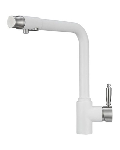 Смеситель для кухни с подключением к фильтру Granula арктик 2301wh