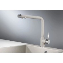 Смеситель для кухни с подключением к фильтру Granula базальт 2301bt