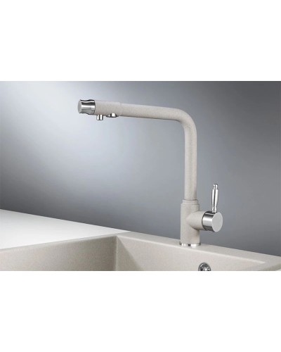 Смеситель для кухни с подключением к фильтру Granula базальт 2301bt