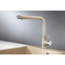 Смеситель для кухни с подключением к фильтру Granula песок 2301sa