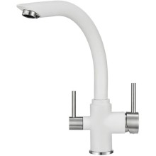 Смеситель для кухни с подключением к фильтру Granula арктик 2304wh