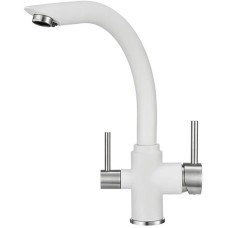 Смеситель для кухни с подключением к фильтру Granula арктик 2304wh