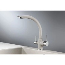 Смеситель для кухни с подключением к фильтру Granula базальт 2304bt