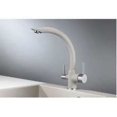 Смеситель для кухни с подключением к фильтру Granula базальт 2304bt