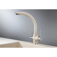 Смеситель для кухни с подключением к фильтру Granula пирит 2304pr