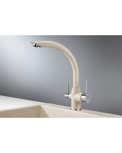 Смеситель для кухни с подключением к фильтру Granula пирит 2304pr