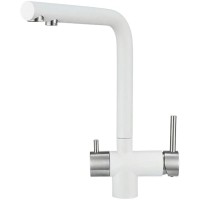 Смеситель для кухни с подключением к фильтру Granula арктик 2305wh