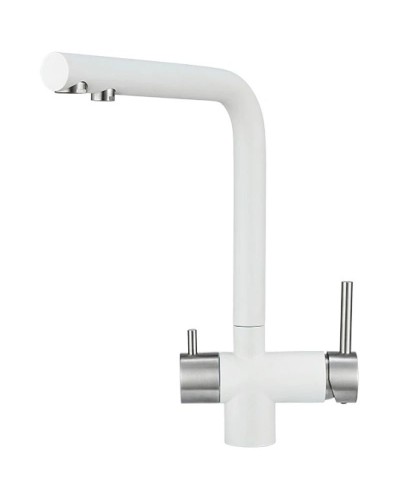 Смеситель для кухни с подключением к фильтру Granula арктик 2305wh