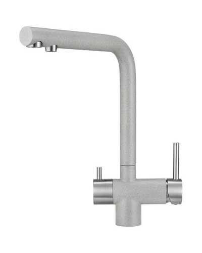 Смеситель для кухни с подключением к фильтру Granula базальт 2305bt