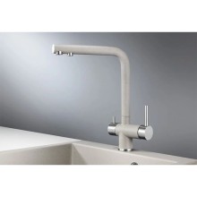 Смеситель для кухни с подключением к фильтру Granula базальт 2305bt