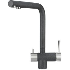 Смеситель для кухни с подключением к фильтру Granula графит 2305bg