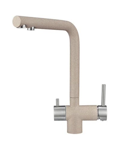 Смеситель для кухни с подключением к фильтру Granula песок 2305sa
