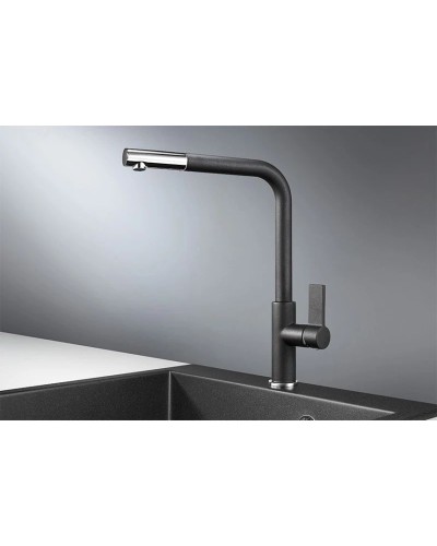 Смеситель для кухни Granula черный 2501bl