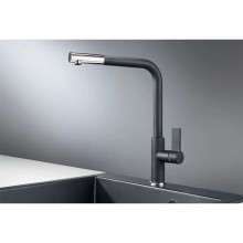 Смеситель для кухни Granula шварц 2501sv