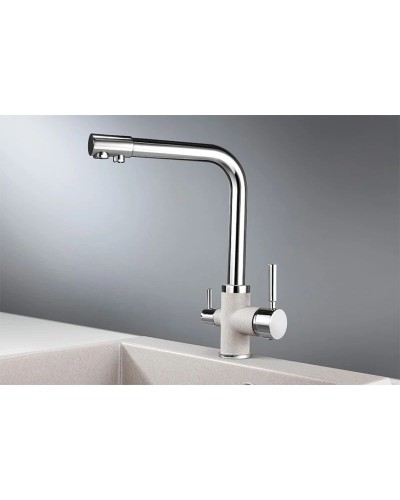 Смеситель для кухни с подключением к фильтру Granula антик 3015an