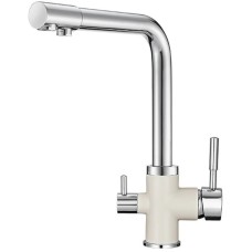 Смеситель для кухни с подключением к фильтру Granula арктик 3015wh