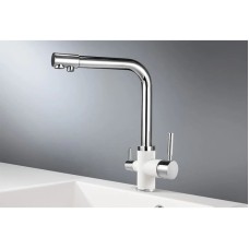 Смеситель для кухни с подключением к фильтру Granula арктик 3015wh