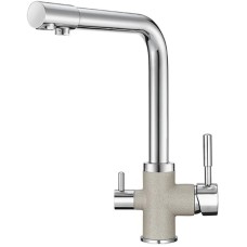 Смеситель для кухни с подключением к фильтру Granula базальт 3015bt