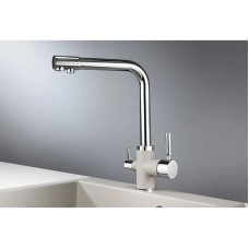 Смеситель для кухни с подключением к фильтру Granula базальт 3015bt